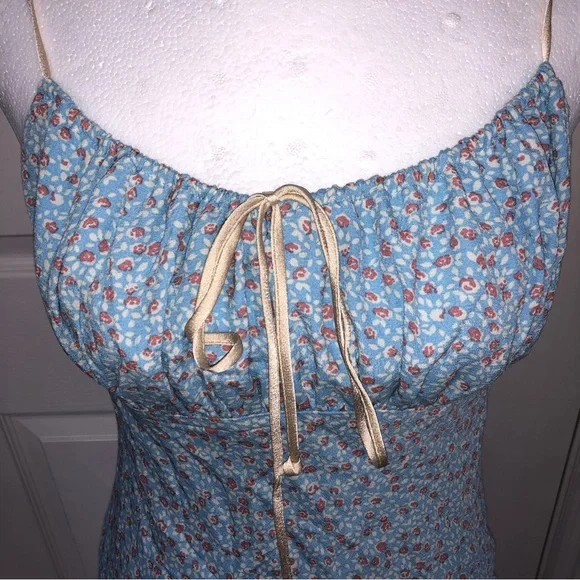 NWT Cotton Candy LA Blue Floral Dress - Picture 9 of 10